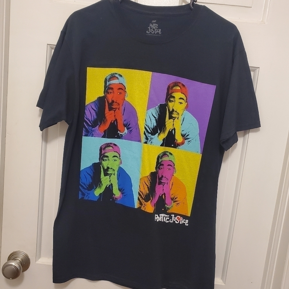 Philcos Poetic Justice Black Tee Shirt Size Medium